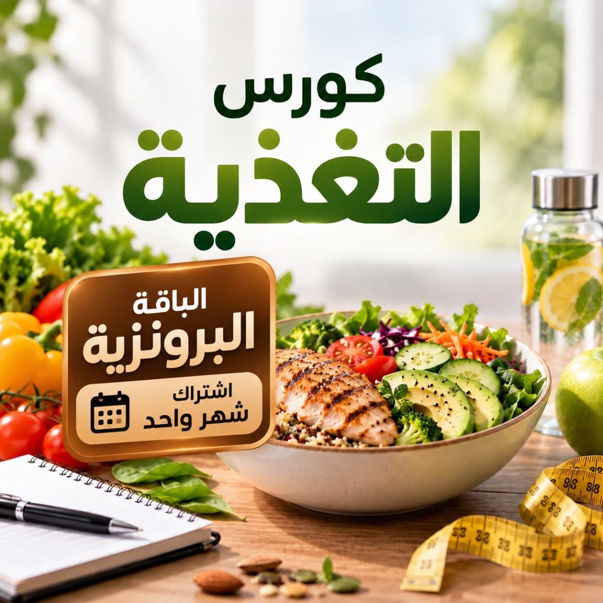 برنامج التوازن الغذائي - البرونزية - 1 شهر